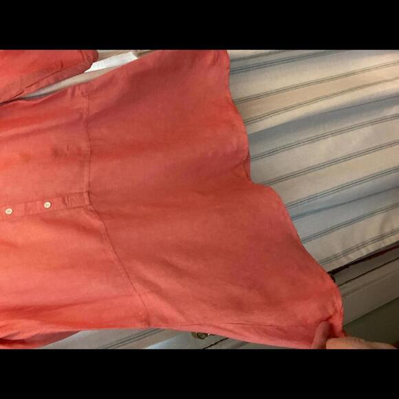 J.Jill XL Salmon Linen Tunic (fits best size Large) - Picture 7 of 9